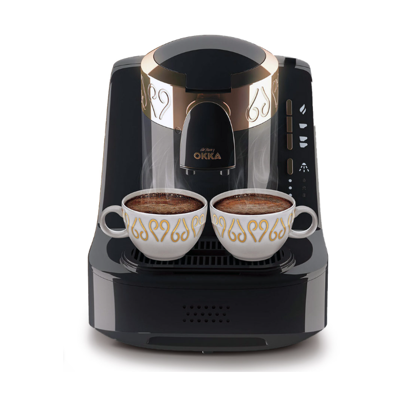 Arzum Okka Automatic Turkish Coffee Machine – OK001- Black/Copper